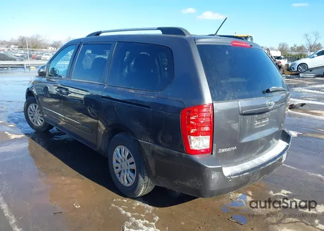 2012 Kia Sedona Lx из США, поврежденный, VIN KNDMG4C71C6459035